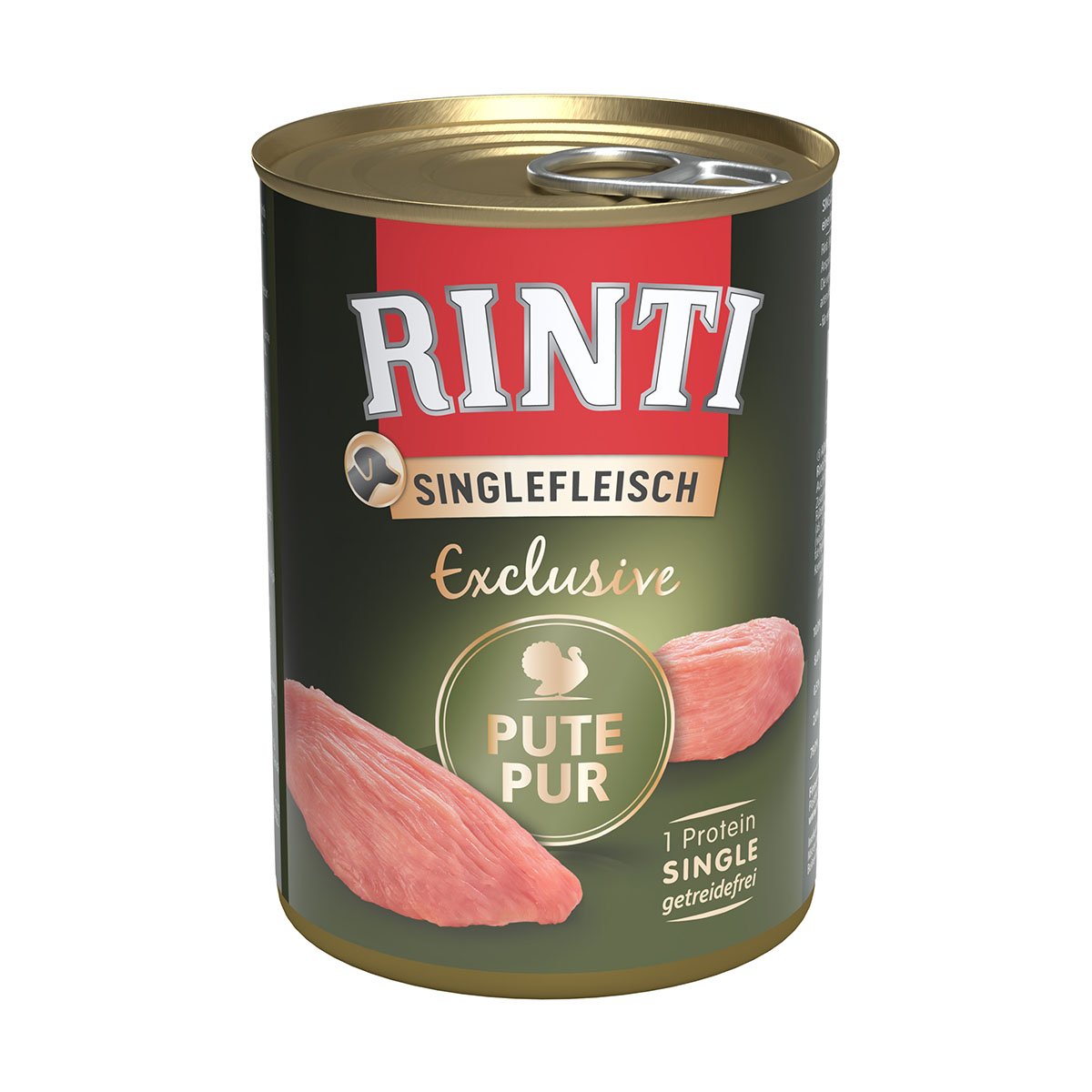 Rinti Singlefleisch Exclusive Pute pur 12x400g von Rinti