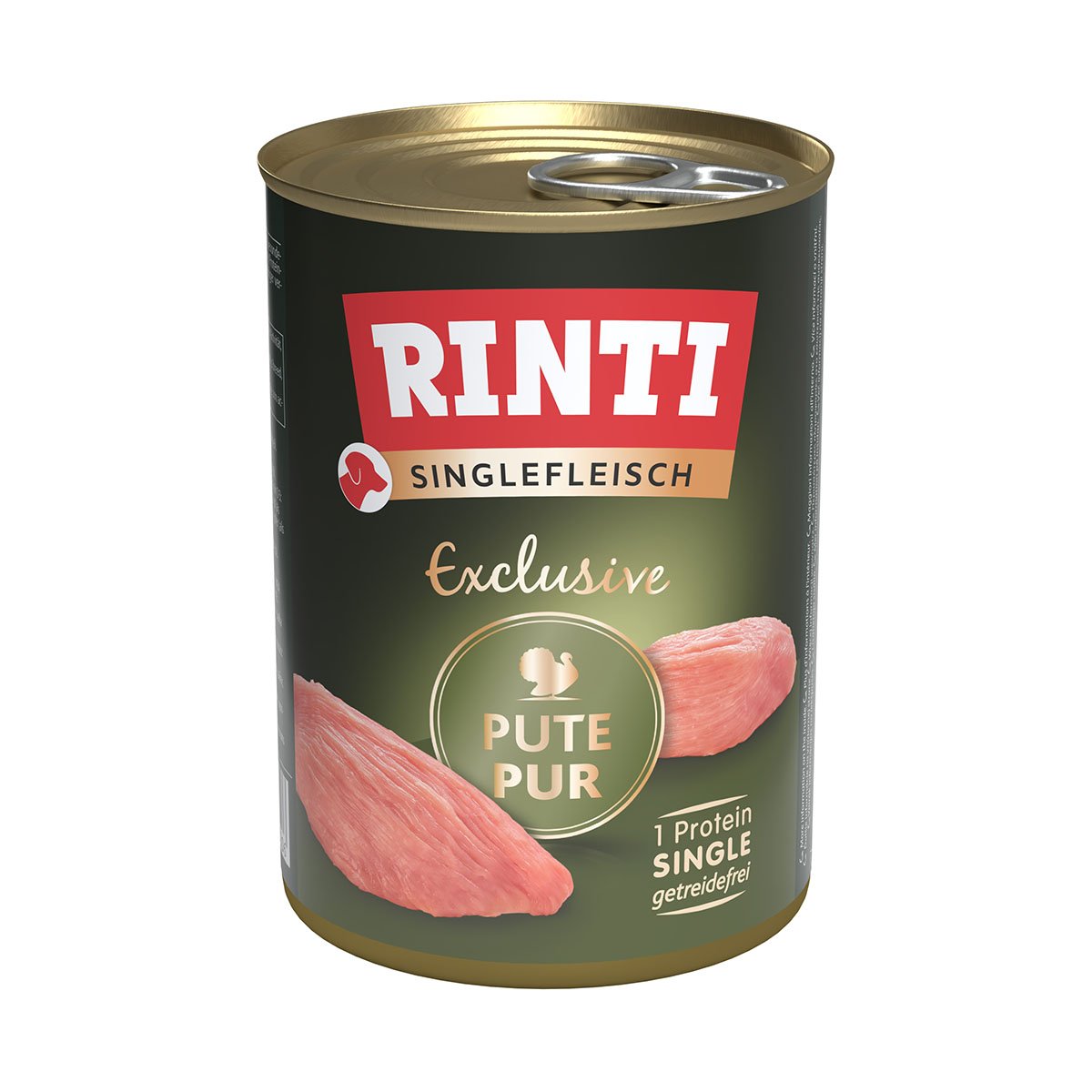 Rinti Singlefleisch Exclusive Pute pur 12x400g von Rinti