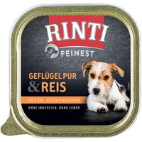 Sparpaket RINTI Feinest Schälchen 44 x 150 g - Geflügel pur & Reis von Rinti