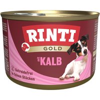 Sparpaket RINTI Gold 24 x 185 g - Kalbstückchen von Rinti