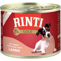 Sparpaket RINTI Gold 24 x 185 g - Lammstückchen von Rinti