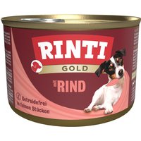 Sparpaket RINTI Gold 24 x 185 g - Rindstückchen von Rinti