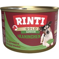 Sparpaket RINTI Gold Senior 24 x 185 g - Kaninchen von Rinti