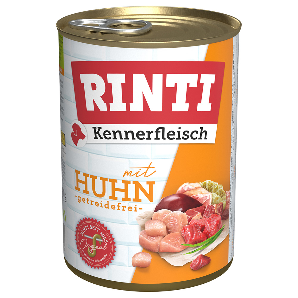 Sparpaket RINTI Kennerfleisch 12 x 400 g - Huhn von Rinti