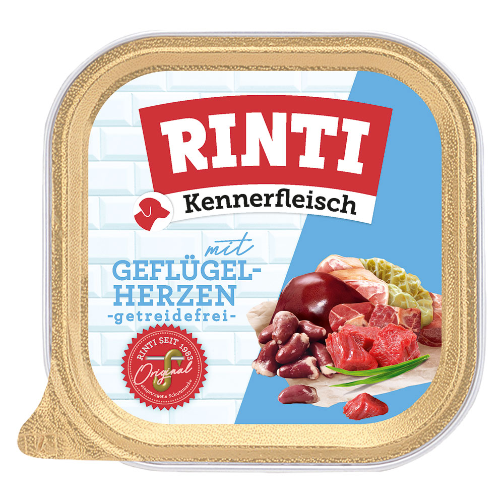Sparpaket RINTI Kennerfleisch 18 x 300 g - Geflügelherzen Sparpaket RINTI Kennerfleisch 18 x 300 g - Geflügelherzen von Rinti