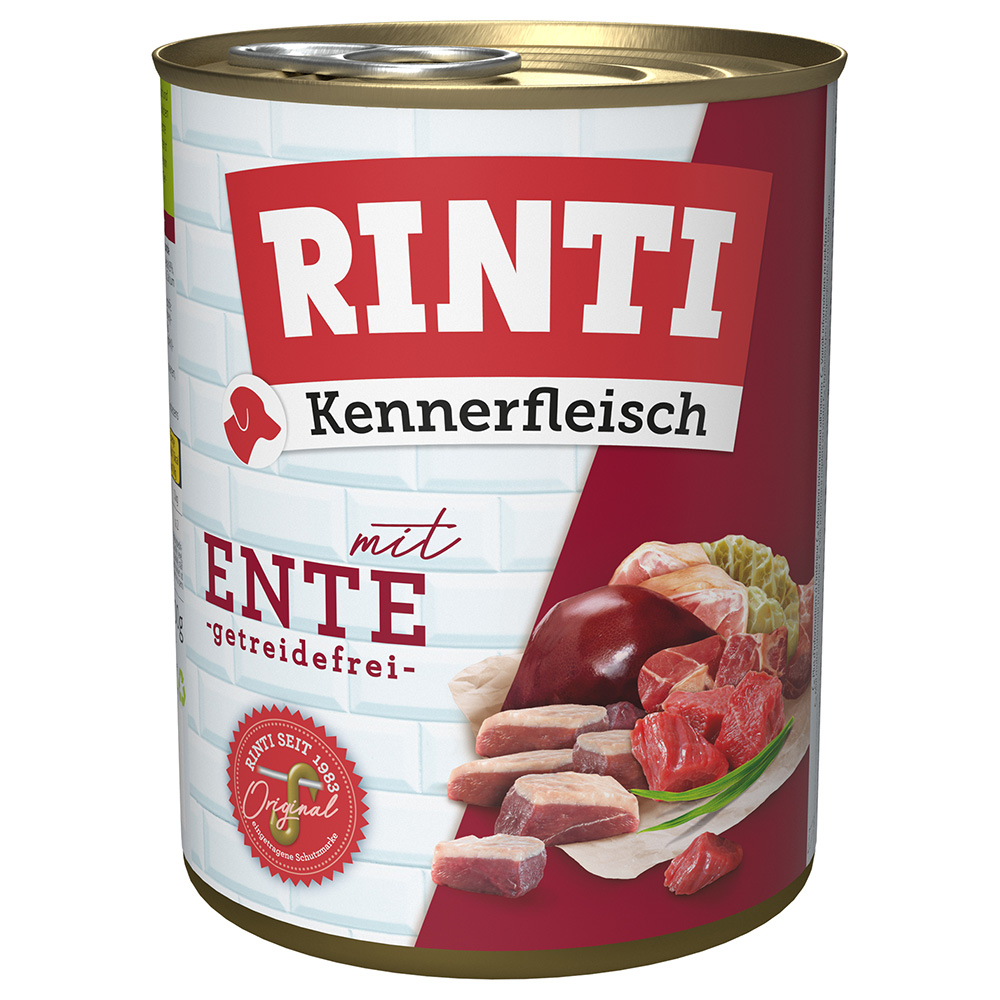 Sparpaket RINTI Kennerfleisch 24 x 800g - Ente von Rinti