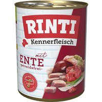 RINTI Kennerfleisch 800g x 24 - Sparpaket - Ente von Rinti