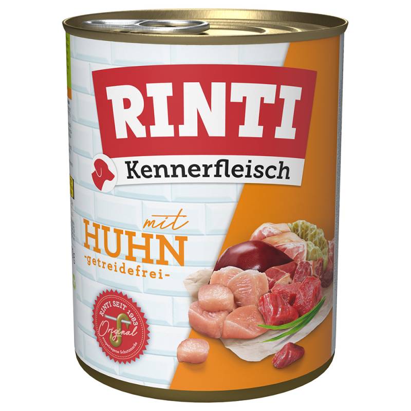 Sparpaket RINTI Kennerfleisch 24 x 800g - Huhn von Rinti