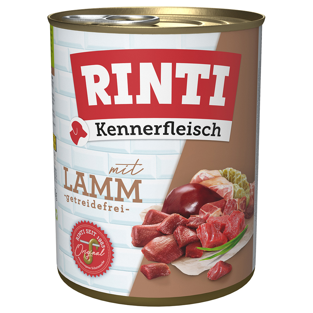 Sparpaket RINTI Kennerfleisch 24 x 800g - Lamm Sparpaket RINTI Kennerfleisch 24 x 800g - Lamm von Rinti