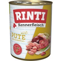 RINTI Kennerfleisch 800g x 24 - Sparpaket - Pute von Rinti