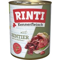 RINTI Kennerfleisch 800g x 24 - Sparpaket - Rentier von Rinti