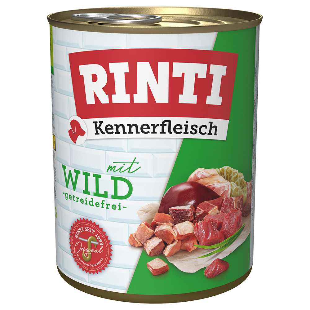 Sparpaket RINTI Kennerfleisch 24 x 800g - Wild von Rinti