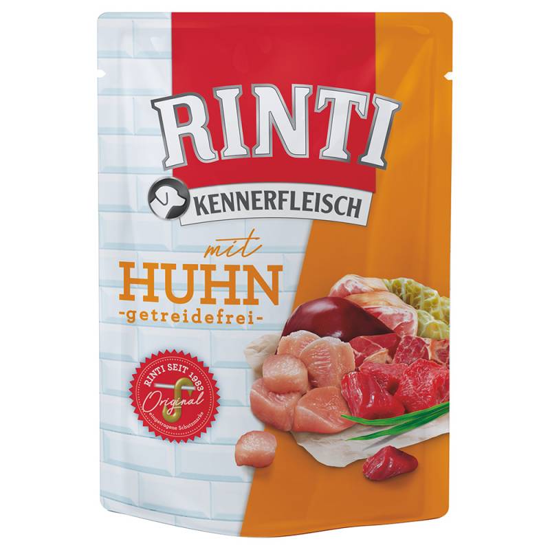 Sparpaket RINTI Kennerfleisch Pouches 20 x 400 g - Huhn von Rinti