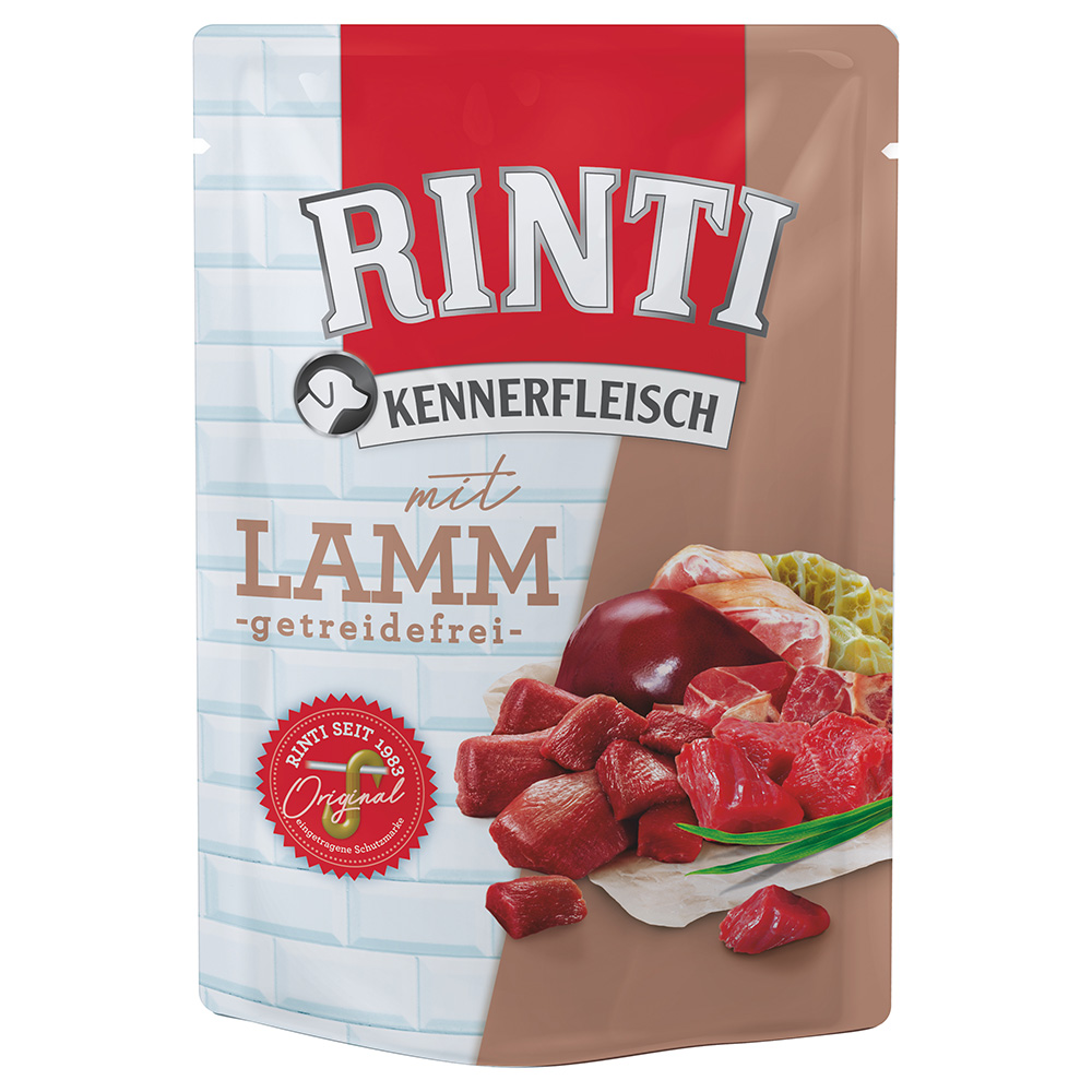 Sparpaket RINTI Kennerfleisch Pouches 20 x 400 g - Lamm von Rinti