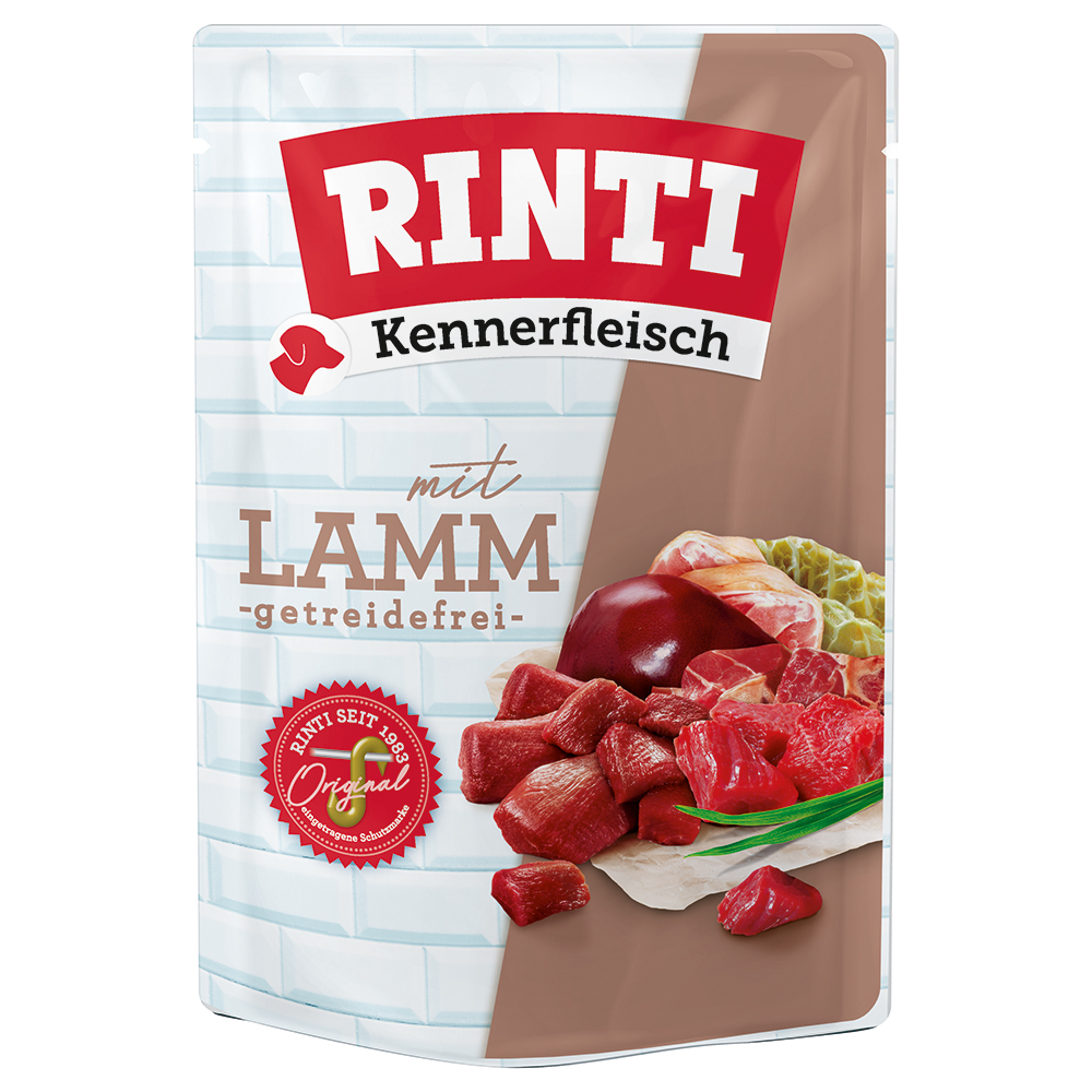 Sparpaket RINTI Kennerfleisch Pouches 20 x 400 g - Lamm von Rinti