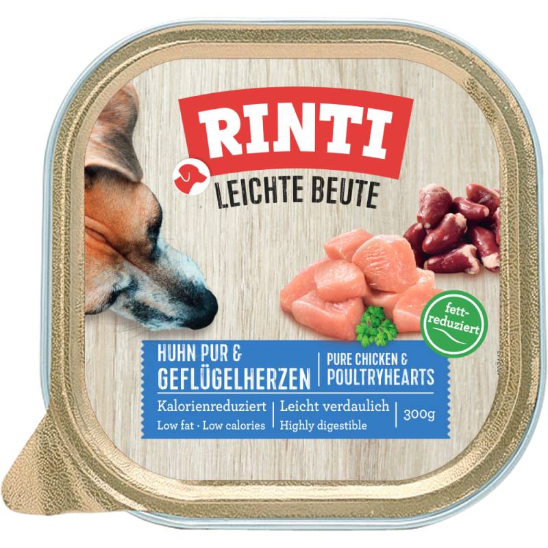 Sparpaket RINTI Leichte Beute 18 x 300 g - Huhn & Geflügelherzen von Rinti