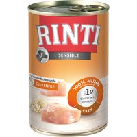 Sparpaket RINTI Sensible 24 x 400 g - Huhn & Reis von Rinti
