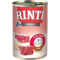 Sparpaket RINTI Sensible 24 x 400 g - Rind & Reis von Rinti