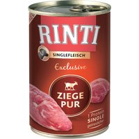 Sparpaket RINTI Singlefleisch 24 x 400 g - Exclusive Ziege pur von Rinti