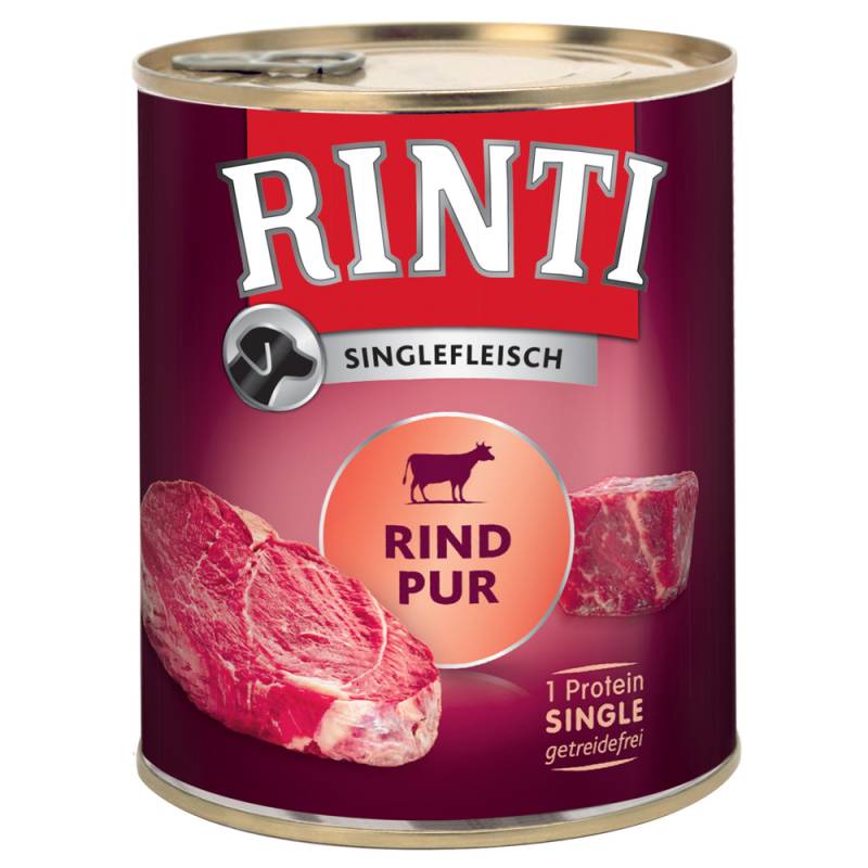 Sparpaket RINTI Singlefleisch 24 x 800g - Rind pur von Rinti