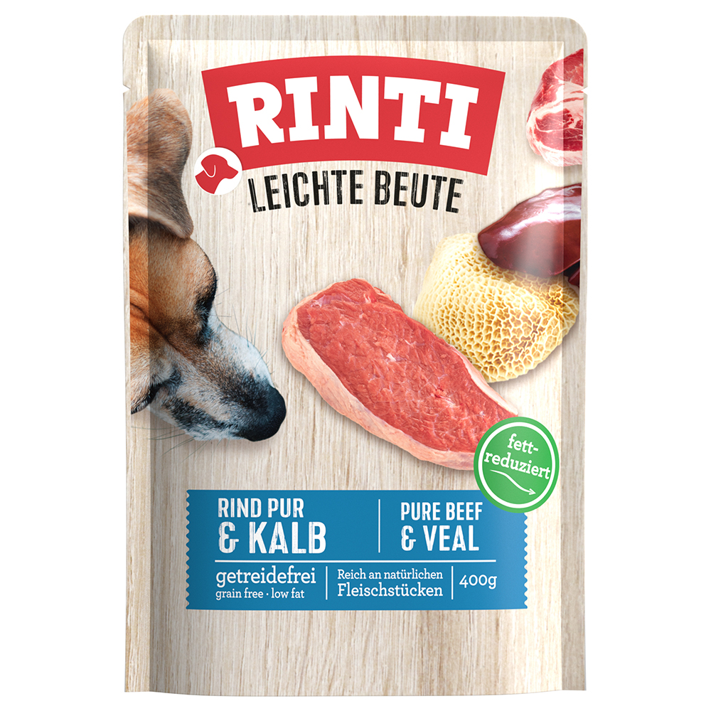 Sparpaket: RINTI Leichte Beute 30 x 400 g - Rind Pur & Kalb Sparpaket: RINTI Leichte Beute 30 x 400 g - Rind Pur & Kalb von Rinti