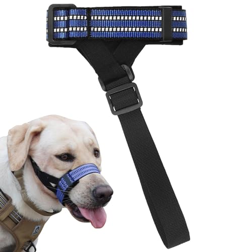Maulkörbe für Hunde, verstellbar, mit reflektierendem Draht, Haustierzubehör für Outdoor-Aktivitäten für Fotografie, Zuhause, Spazierengehen, Reisen, Spielen im Freien Ristyur Maulkörbe für Hunde, verstellbar, mit reflektierendem Draht, Haustierzubehör für Outdoor-Aktivitäten für Fotografie, Zuhause, Spazierengehen, Reisen, Spielen im Freien Ristyur von Ristyur