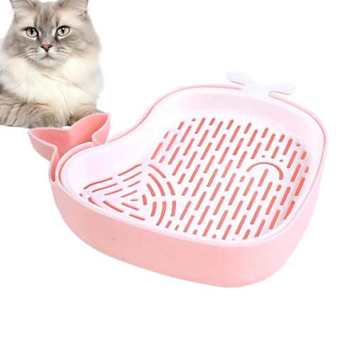 Ristyur Katzengras Pflanzgefäß | Walform Katzengras Topf Lagendesign - Soillness Hydroponic Sprout Tray Hohle Pflanzkasten für Katzen Kätzchen Haustiere Ristyur Katzengras Pflanzgefäß | Walform Katzengras Topf Lagendesign - Soillness Hydroponic Sprout Tray Hohle Pflanzkasten für Katzen Kätzchen Haustiere von Ristyur
