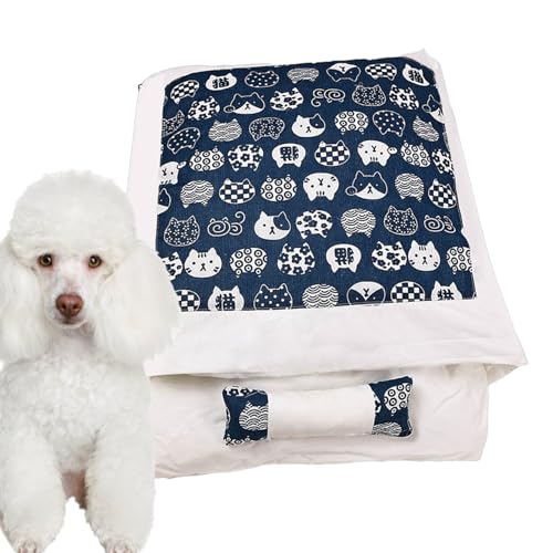 Ristyur Katzenhöhlenbett – Kuschelsack, Decke, Betthöhle für Katzen, weiche, waschbare Katzenbetten, Haustiermatte, Wärmematte, Sack für kleine Katzen, mittelgroße Hunde, Haustiere Ristyur Katzenhöhlenbett – Kuschelsack, Decke, Betthöhle für Katzen, weiche, waschbare Katzenbetten, Haustiermatte, Wärmematte, Sack für kleine Katzen, mittelgroße Hunde, Haustiere von Ristyur