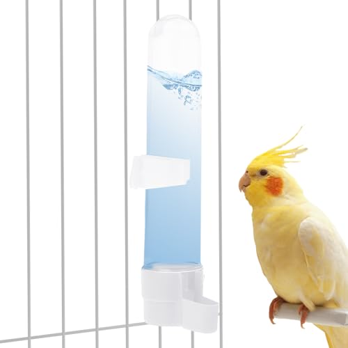 Ristyur Vogel-Wasserspender für Papageien, automatisches Trinkgerät – große Kapazität, einfach zu bedienen, stabiler Mehrzweck-Vogelwasserspender für Chinchilla, Süssvogel, Graupapageien Ristyur Vogel-Wasserspender für Papageien, automatisches Trinkgerät – große Kapazität, einfach zu bedienen, stabiler Mehrzweck-Vogelwasserspender für Chinchilla, Süssvogel, Graupapageien von Ristyur