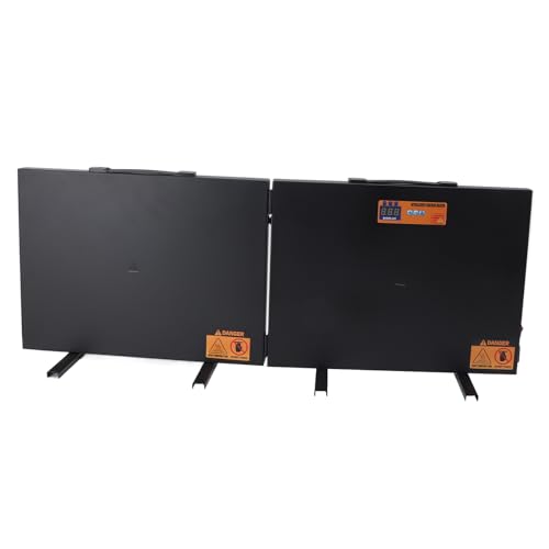 150 -W -Faltbare Hühnerkoop -Heizung mit 2 Heizplatten, Digitaler Anzeige, Einstellbare Temperatur für Haustiere, Wandmontage oder Stehen (M) von Riuulity