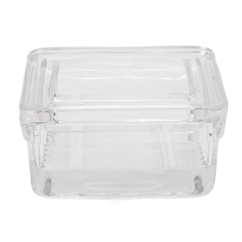 Glasfärbungsglas mit Deckel für Tier- und Pflanzenproben, Klarer Behälter für Laborexperimente, Geeignet für Färbung von Glasrutschen Geeignet (10 Folienkapazitätsglas) von Riuulity