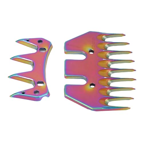 Riuulity Elektrische Wolle Scherblätter Langer Lebensdauer Wärmeprävention für Schafschneidelbrecher Dicke Pelztiere Farbenfrohe 2pcs Accessoires von Riuulity
