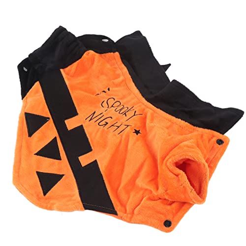 Riuulity Hochwertiger Polyester-Hundekostümmantel für Halloween-Partys und Geburtstagsfeierlichkeiten (S) von Riuulity