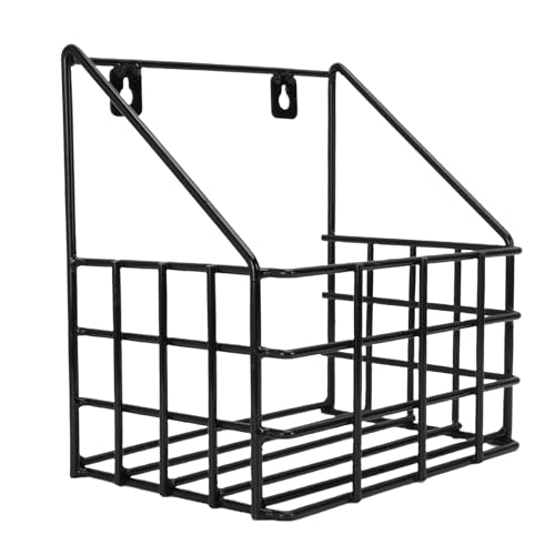Riuulity Horse Stabil Supplies Aufbewahrung Korb, Großer Wandbehang Organizer mit Draht Korb für Tack Room Organisation, Ideal für Snacks und Pflege Werkzeuge von Riuulity