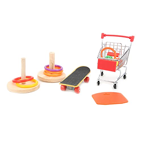 Riuulity Pet Birds Toys 4PCS -Sichtweite Trainingset, Einschließlich -Trolley und Vogeleinkaufswagen, Fördert die Geistige und Körperliche Gesundheit für Vögel Riuulity Pet Birds Toys 4PCS -Sichtweite Trainingset, Einschließlich -Trolley und Vogeleinkaufswagen, Fördert die Geistige und Körperliche Gesundheit für Vögel von Riuulity