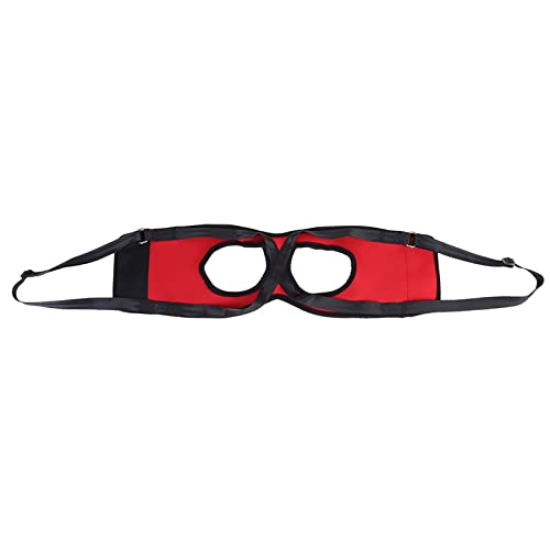 Riuulity Pet Walking Aid High Greet Hundekabel für Alte und Verletzte Hunde für das Auto und aus Dem Auto (Rote vordere Beine l) von Riuulity