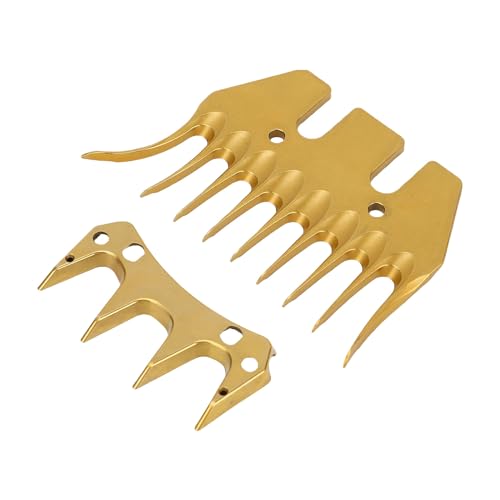 Riuulity Robuste Kohlenstoffstahl -Livestock -Scher Ersatzblätter Schafschneiderblätter für Dickes Fleece 2 Pack Riuulity Robuste Kohlenstoffstahl -Livestock -Scher Ersatzblätter Schafschneiderblätter für Dickes Fleece 2 Pack von Riuulity