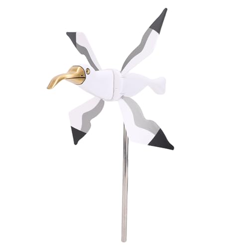 Riuulity Seagull Windmill Garden Figur, Verbesserung der Möwenspinner für Outdoor -, Auffällige Gartenverzierungen, Windmotor Riuulity Seagull Windmill Garden Figur, Verbesserung der Möwenspinner für Outdoor -, Auffällige Gartenverzierungen, Windmotor von Riuulity
