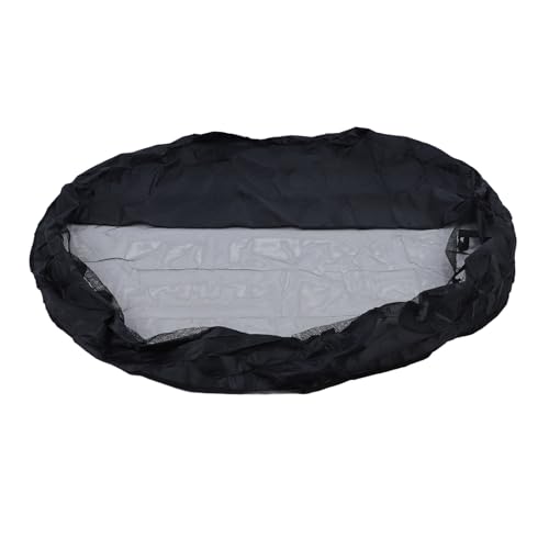 Riuulity Wassersicheres Mesh Top Cover, 210d Silberbeschichtete Oxford -Stoff für 24 Zoll Breite Achteckige Haustierstift Faltbar für Kompakt von Riuulity