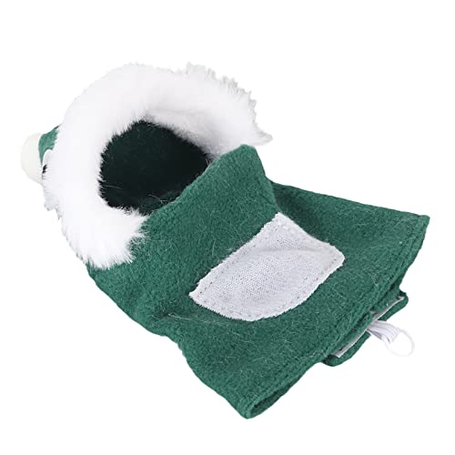 Riuulity Weihnachtsvogelkostüm, Weicher Rücken, Seil, Kreis, Design, mit Kapuze, Vogelwindel, Fluganzug, Grün, Weihnachtlich, Polyestermaterial für den Täglichen Gebrauch für Nymphensittiche (L) Riuulity Weihnachtsvogelkostüm, Weicher Rücken, Seil, Kreis, Design, mit Kapuze, Vogelwindel, Fluganzug, Grün, Weihnachtlich, Polyestermaterial für den Täglichen Gebrauch für Nymphensittiche (L) von Riuulity