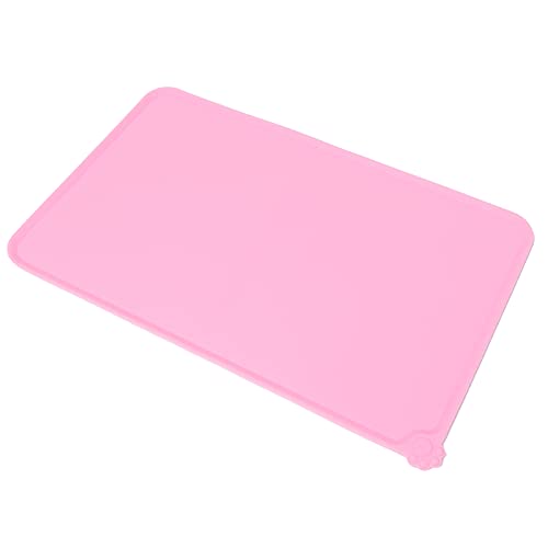 Silikon-Tierfuttermatte für rutschfeste Schüssel, Futtermatte für Hund, Katze (Riuulity6c9xoq53iz-12) von Riuulity