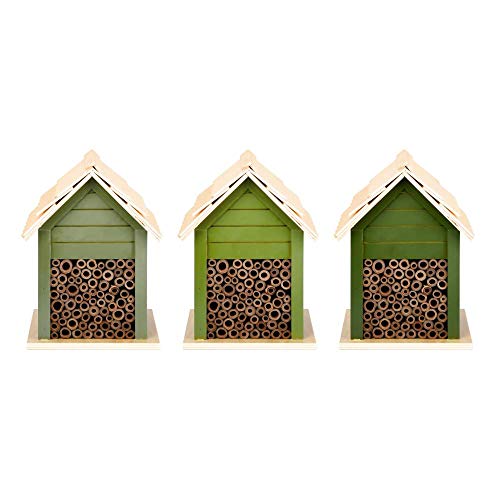 3 Stück Rivanto® Grüntöne Serie Bienenhaus, farbig sortiert, verschiedene Grüntöne, hellgrün/grün/dunkelgrün, Farbwahl nicht möglich von Rivanto