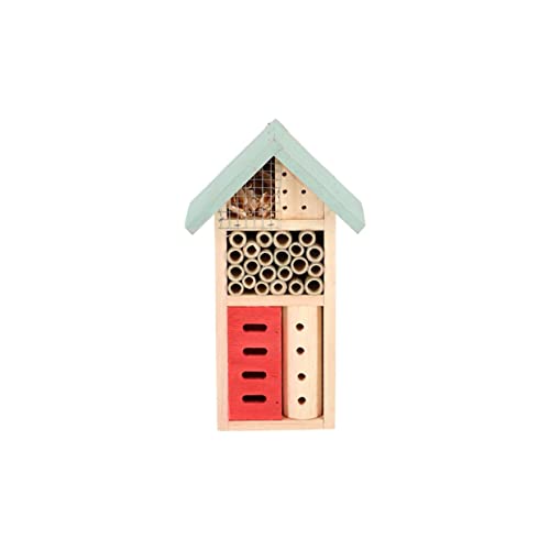 Rivanto® Basis Insektenhotel, Größe S, 9 x B 15 x H 25,5 cm, FSC-Holz, Nistkasten für Bienen, Käfer und andere Insekten von Rivanto