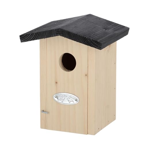 Rivanto® Nistkasten Zaunkönig 14 x 12 x 17,5 cm Vogelhaus aus Kiefernholz Wandmontage von Rivanto