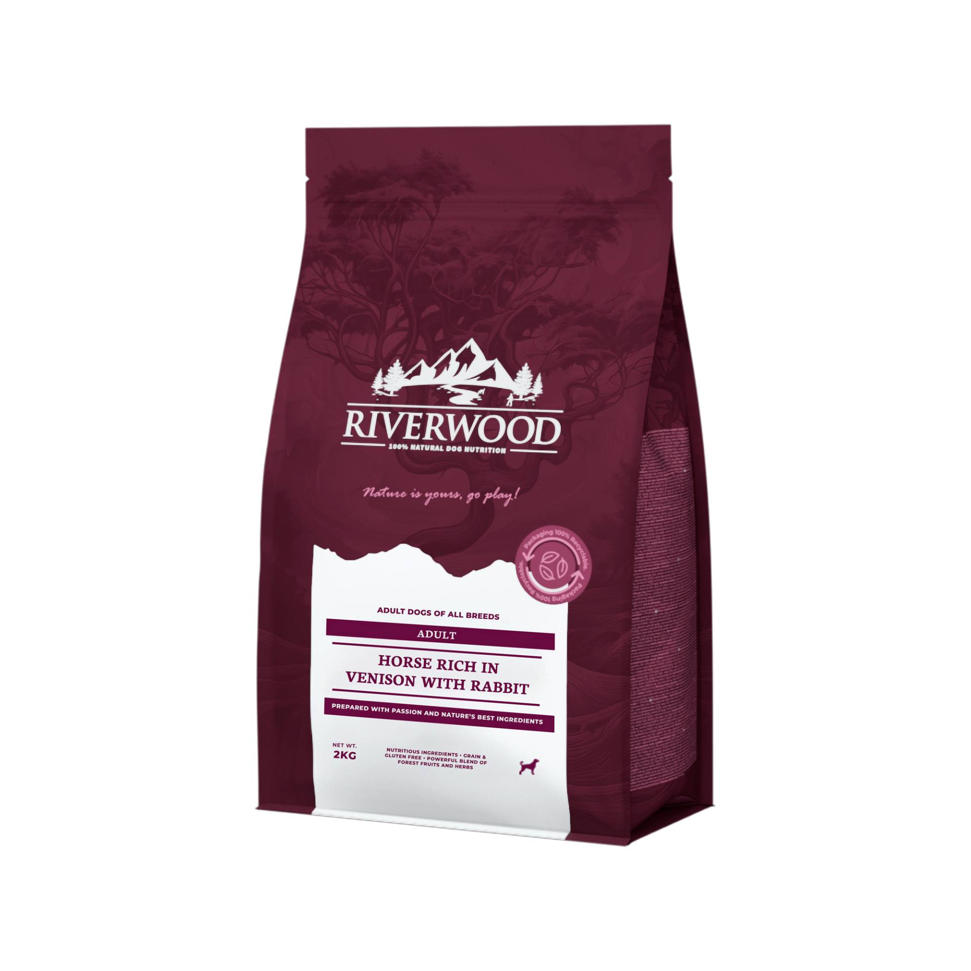 Riverwood Adult & Senior Dog - Pferd & Hirsch mit Kaninchen - 12 kg Riverwood Adult & Senior Dog - Pferd & Hirsch mit Kaninchen - 12 kg von Riverwood