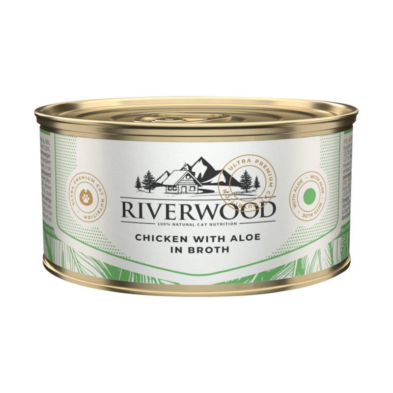 Riverwood Caviar for Cats in Broth - Huhn mit Aloe - 24 x 85 g Riverwood Caviar for Cats in Broth - Huhn mit Aloe - 24 x 85 g von Riverwood