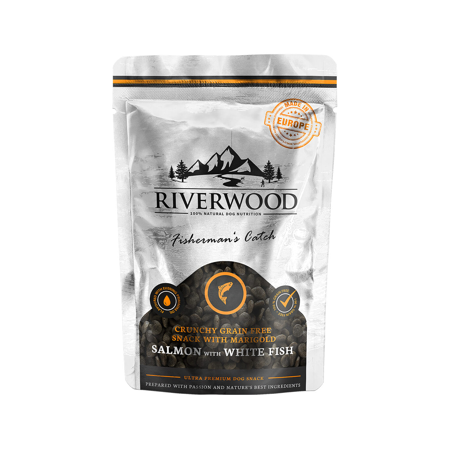 Riverwood Fisherman’s Catch - Lachs & Weißfisch - 200 g von Riverwood