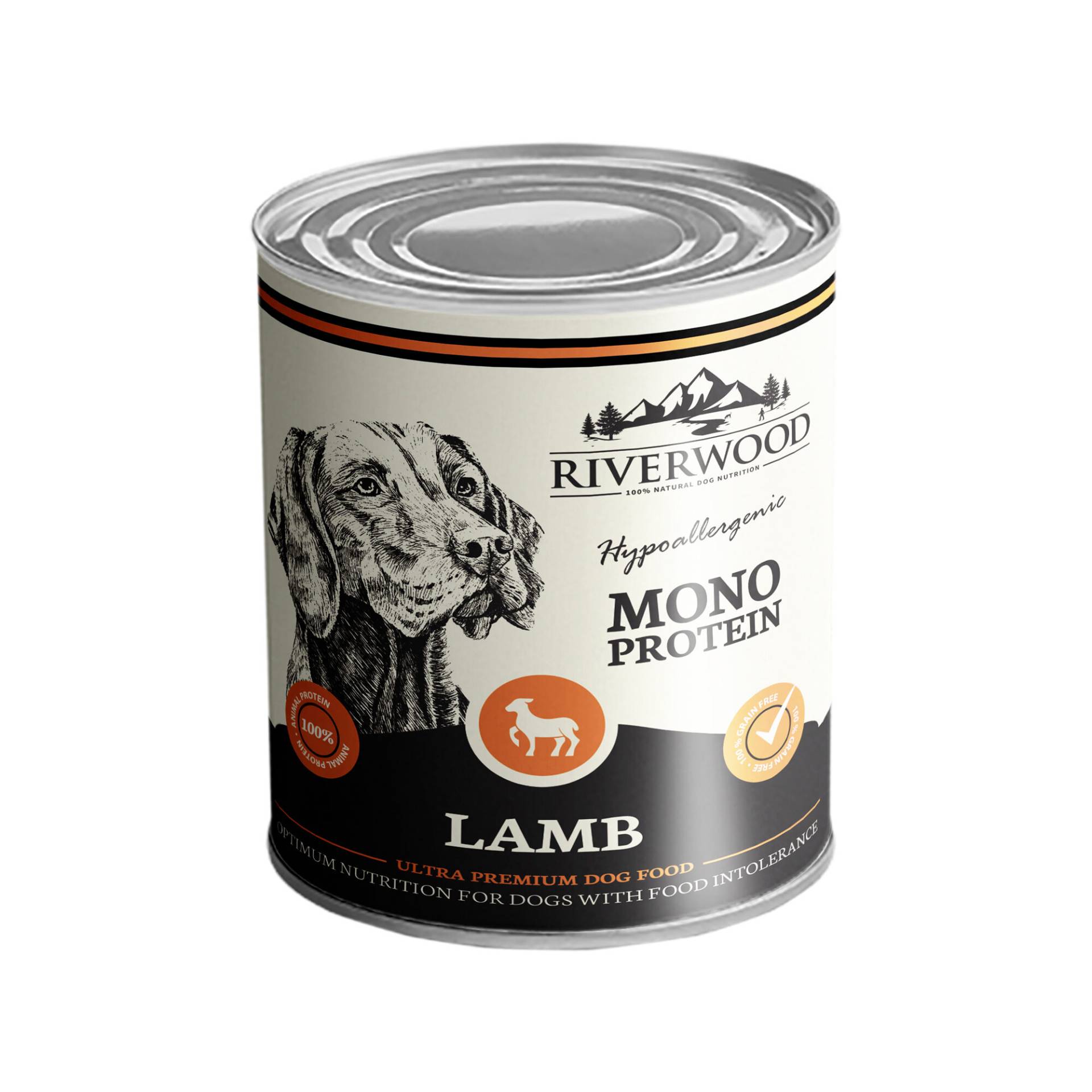 Riverwood Mono Protein - Wildschwein - 6 x 400 g von Riverwood