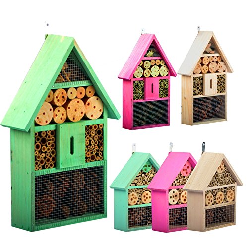 Insektenhotel Brutkasten Nistkasten Insektenhaus Vogel Insekten Garten (Klein) von Riyashop