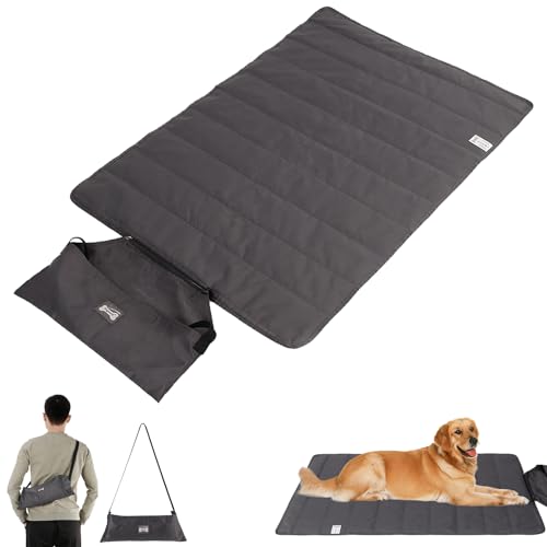 Hundedecke für Unterwegs, Hundedecke 70 x 100 cm, Faltbare Hundedecke, Hundematte Waschbar, Faltbare Wasserdichte Hundedecke, Reisedecke für Haustier, Hundematte für Reise Camping Outdoor, Dunkelgrau Hundedecke für Unterwegs, Hundedecke 70 x 100 cm, Faltbare Hundedecke, Hundematte Waschbar, Faltbare Wasserdichte Hundedecke, Reisedecke für Haustier, Hundematte für Reise Camping Outdoor, Dunkelgrau von Rkllejs
